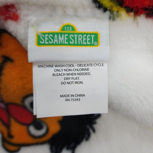 Sesame Street Decorative Throw Blanket 60" X 70" Polyester Plush Big Bird Oscar - Picture 5 of 7